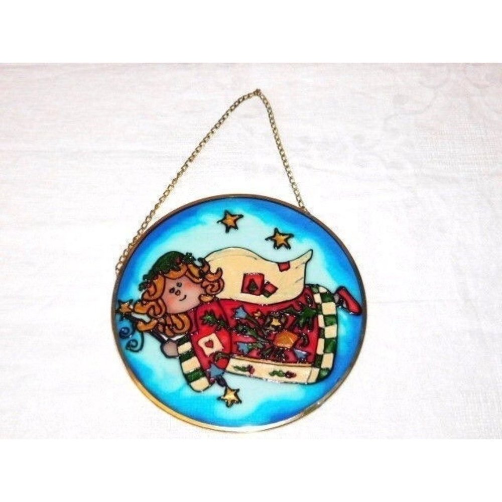 Holiday Stained Glass Suncatcher